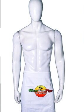 White Apron with Miami Beach Pizza Logo